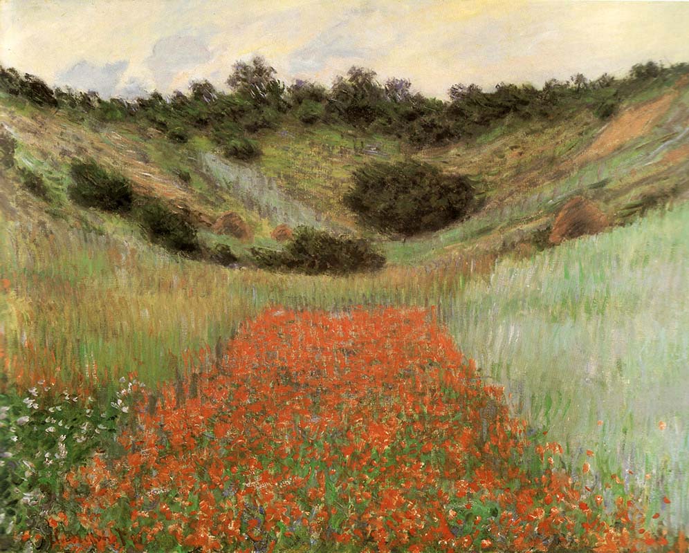 Poppy Field in a Hollow near Giverny